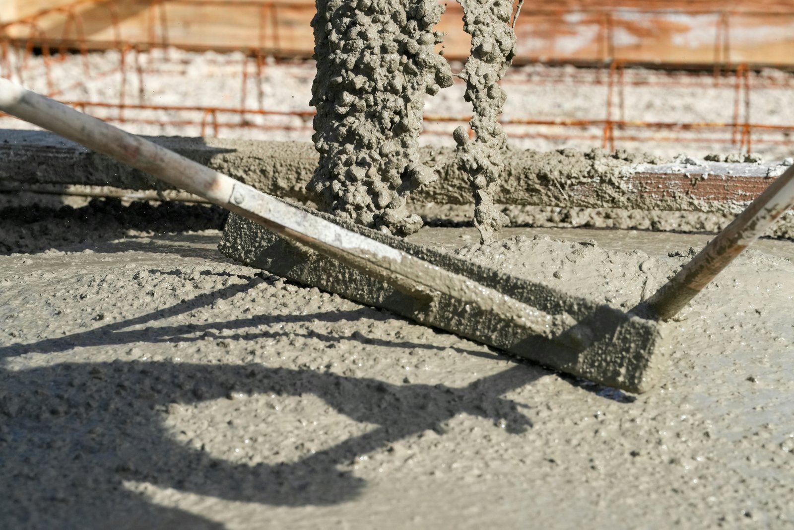 Imagem de projeção de concreto